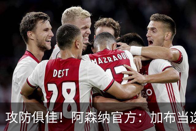 攻防俱佳！阿森纳官方：加布当选2-0埃弗顿队内最佳球员